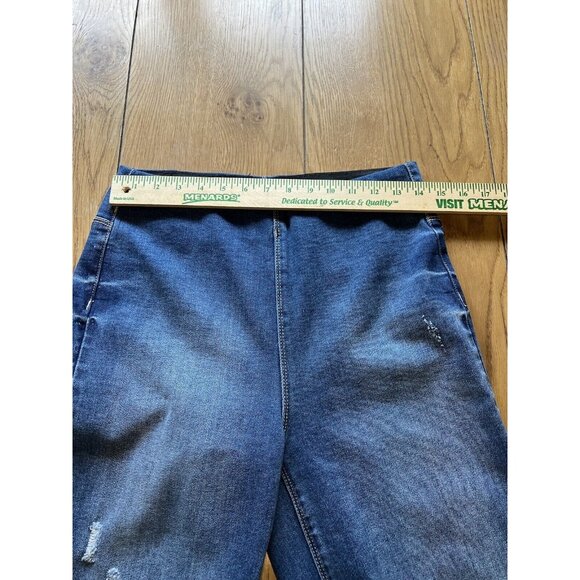 Risen Jeans Dark‎ High Rise Straight Leg Size Medium Classic City Mom Casual - Picture 12 of 12